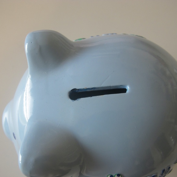 My First Piggy Bank for Toddlers/Kids Light Blue EUC - Picture 4 of 5